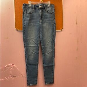 American Eagle Ne(x)t level stretch blue jeans, size 8